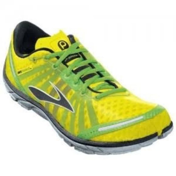 Brooks Women's Neon Yellow Pure Connect Sneakers Running Shoes Size 6 - Picture 1 of 11